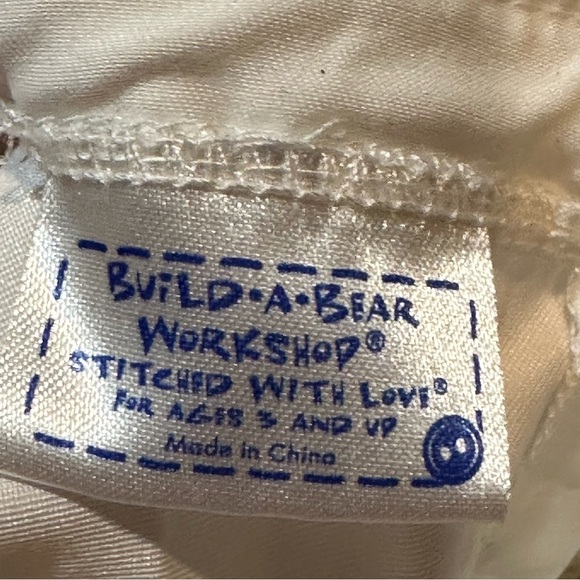 Build-A-Bear Light Blue‎ Top and White Lace Trimmed Skirt, Plush NOT Included - Picture 8 of 8
